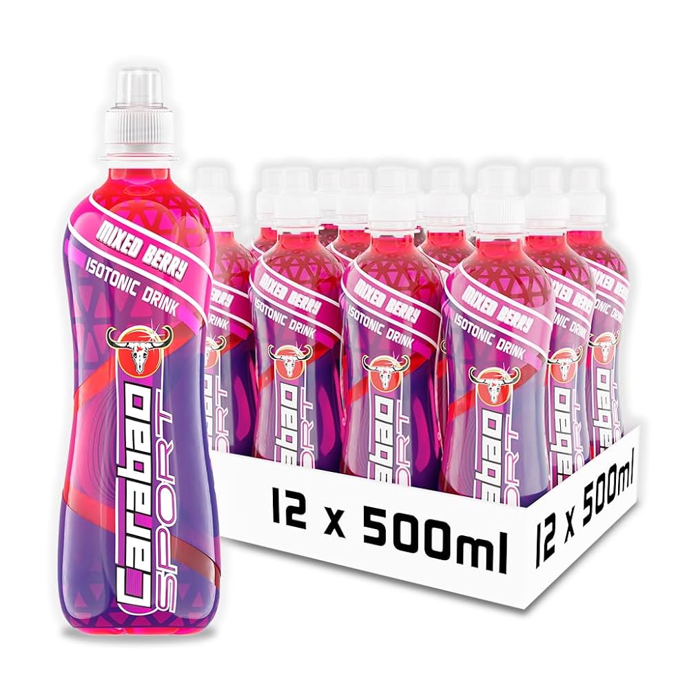 Carabao Mixed Berry Isotonic Sports Drink 500ml - Case of 12 [Best Before: 31/10/2025]