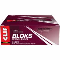 Clif Bloks Black Cherry Energy Chews 60g - Case of 18 [Best Before: 10/03/2026] - Image 3