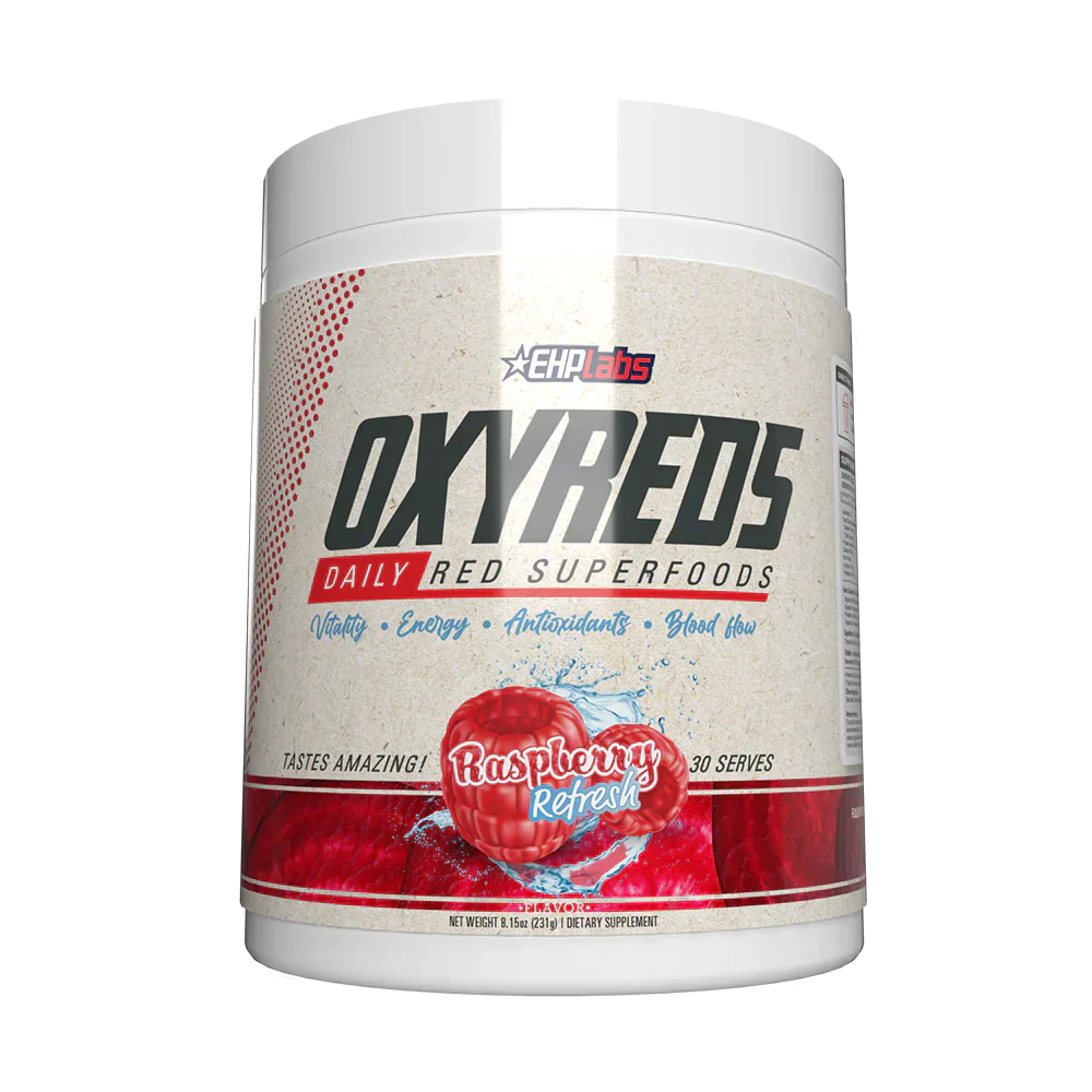 EHP Labs OxyReds Raspberry Refresh 231g (30 Servings) [Best Before: 30/09/2025]
