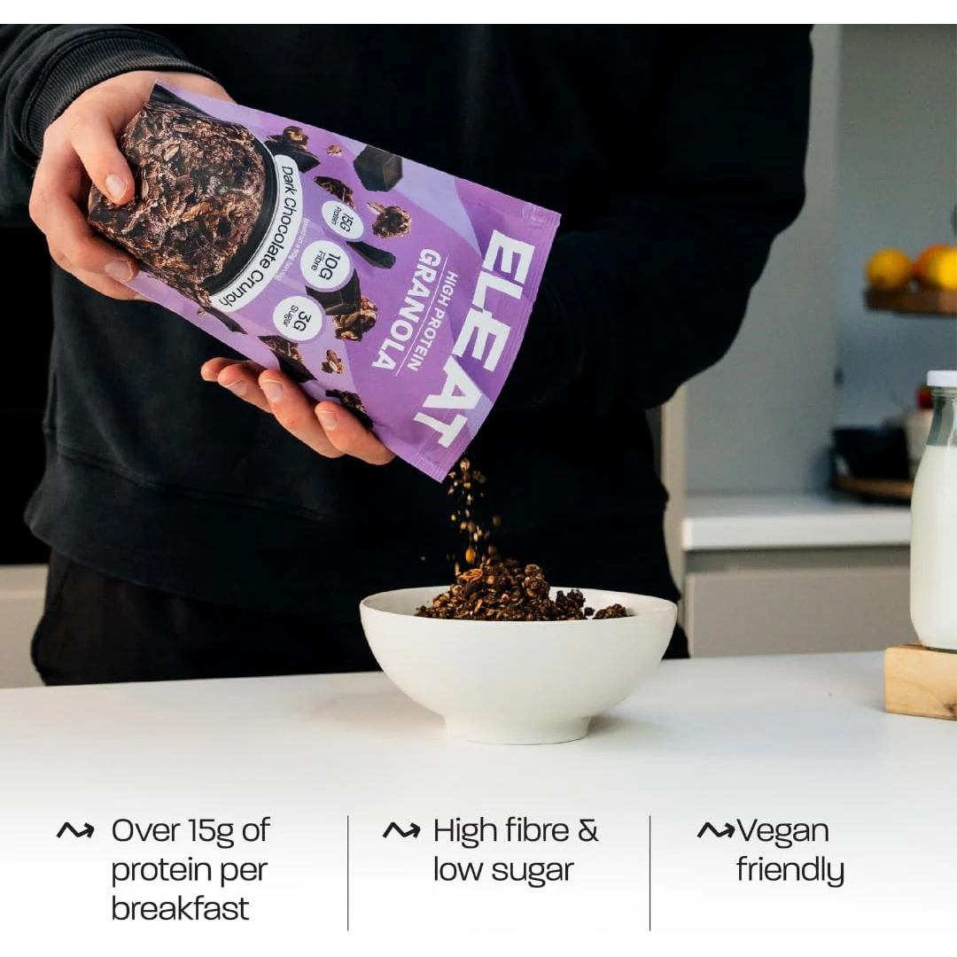 ELEAT Dark Chocolate Protein Granola 300g [Best Before: 16/02/2026] - Image 3