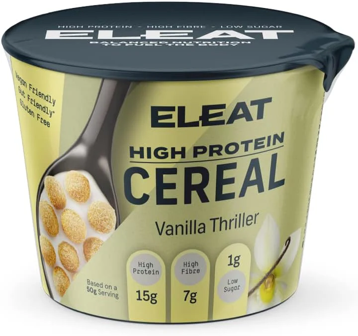 ELEAT Vanilla Flavour High Protein Cereal 50g - Case of 8 - Image 5