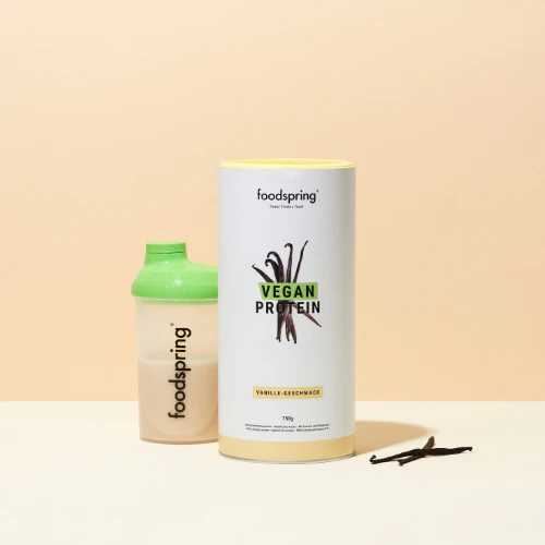 Foodspring Vegan Vanilla Protein Powder 750g [Best Before: 31/07/2024] - Image 2