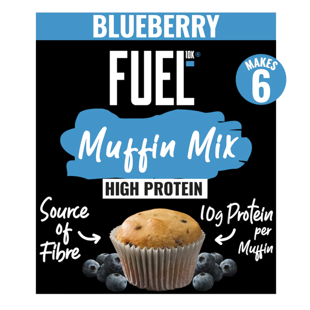 Fuel10k High Protein Blueberry Muffin Cake Mix 150g - Case of 7 [Best Before: 30/09/2025]