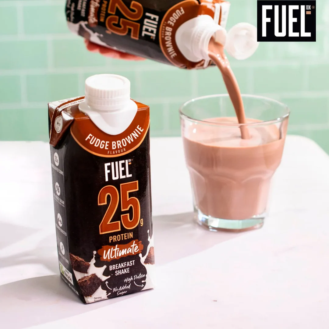 Fuel10k Ultimate Breakfast Shake Fudge Brownie 330ml - Case of 8 [Best Before: 05/11/2025] - Image 3