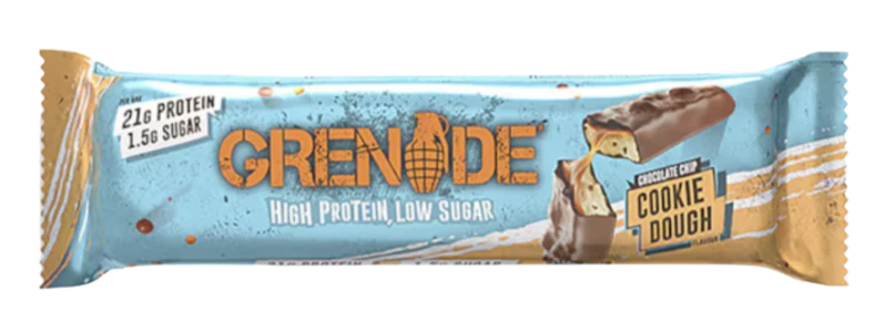 Grenade Chocolate Chip Cookie Dough Protein bar (4 x 60g multipack) - Image 2
