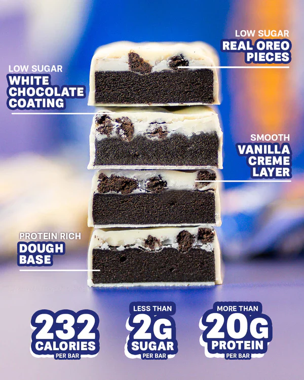 Grenade Oreo White Chocolate Flavour Protein bar 60g - Case of 12 [Best Before: 05/11/2025] - Image 3