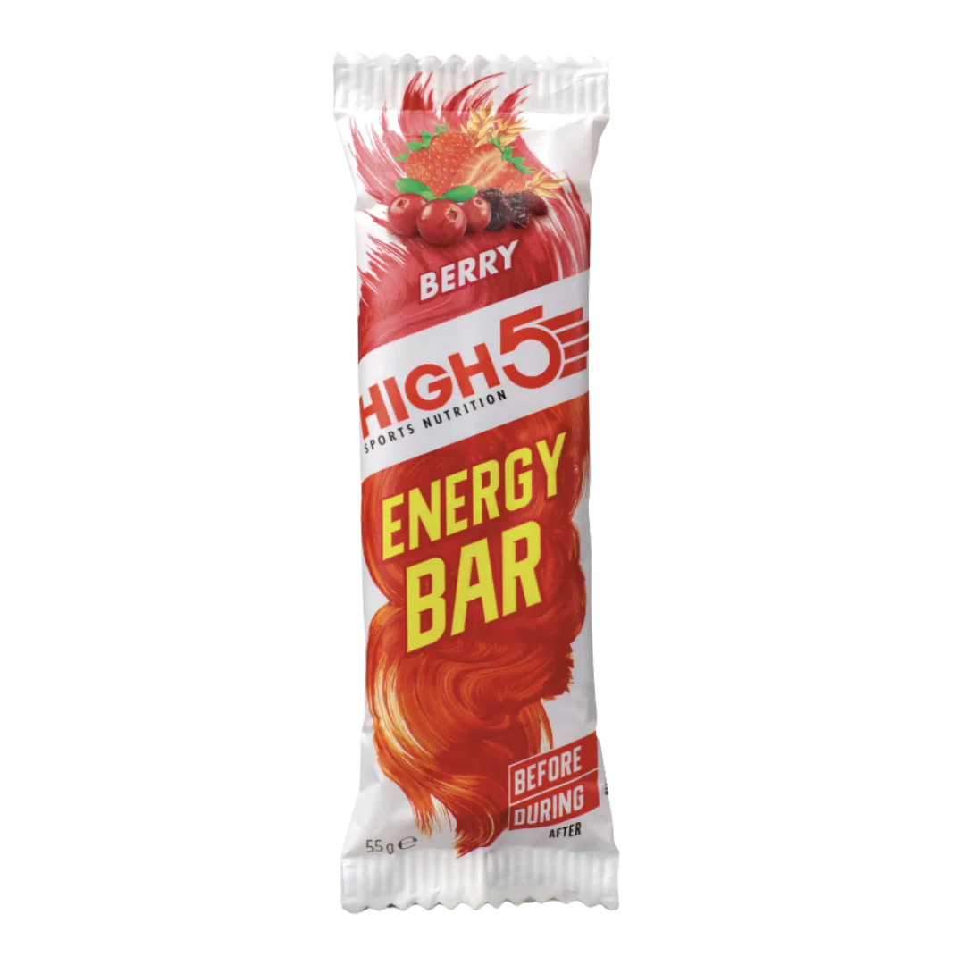 High5 Berry Flavour Energy bar 55g - Case of 12 [Best Before: 30/09/2025] - Image 2