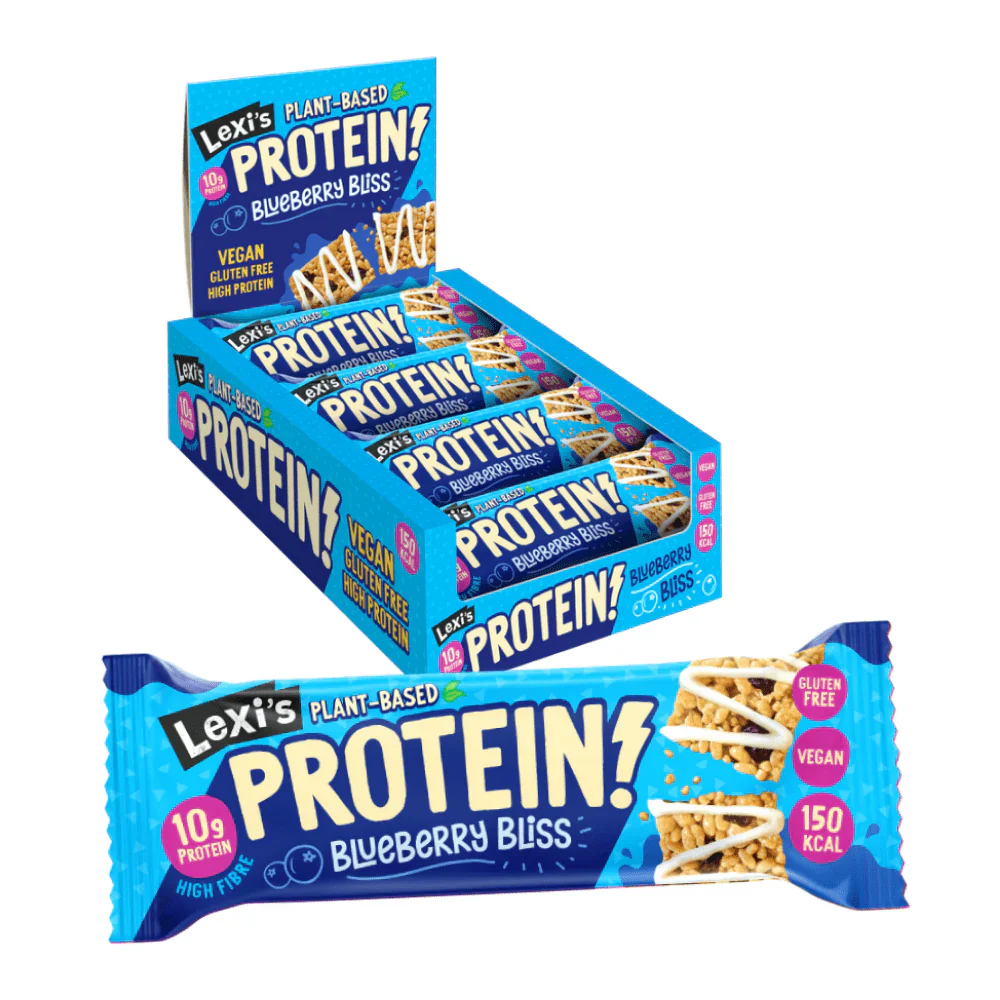Lexi's Blueberry Bliss Protein Bars 40g - Case of 12