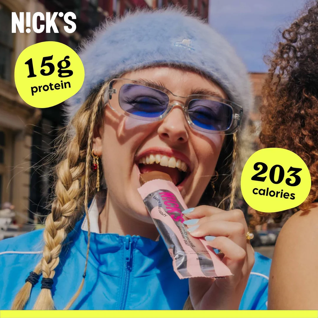Nick's Salty Peanut flavour Protein bar 50g - Case of 12 - Image 4