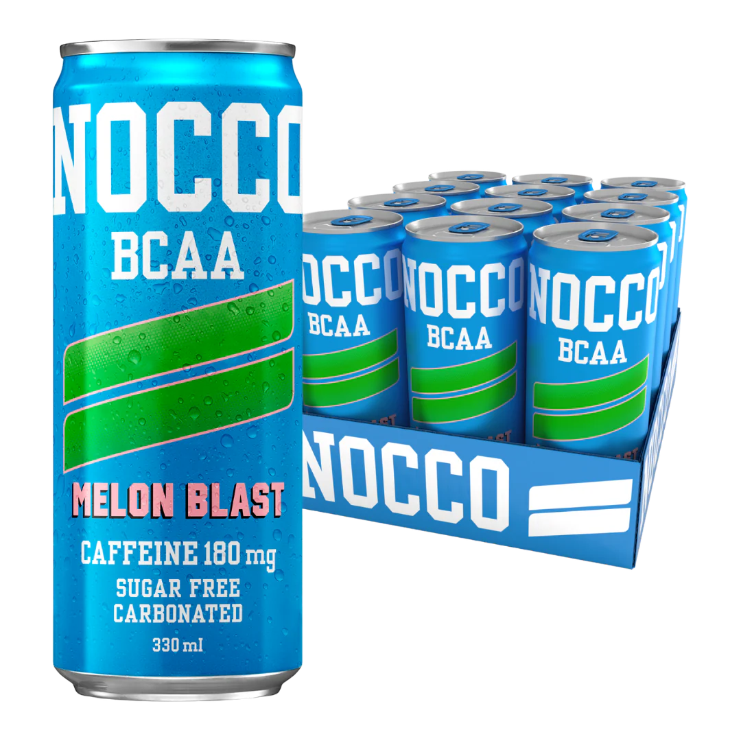 NOCCO Melon Blast Sugar-Free 330ml - Case of 12 [Best Before: 28/02/2026]