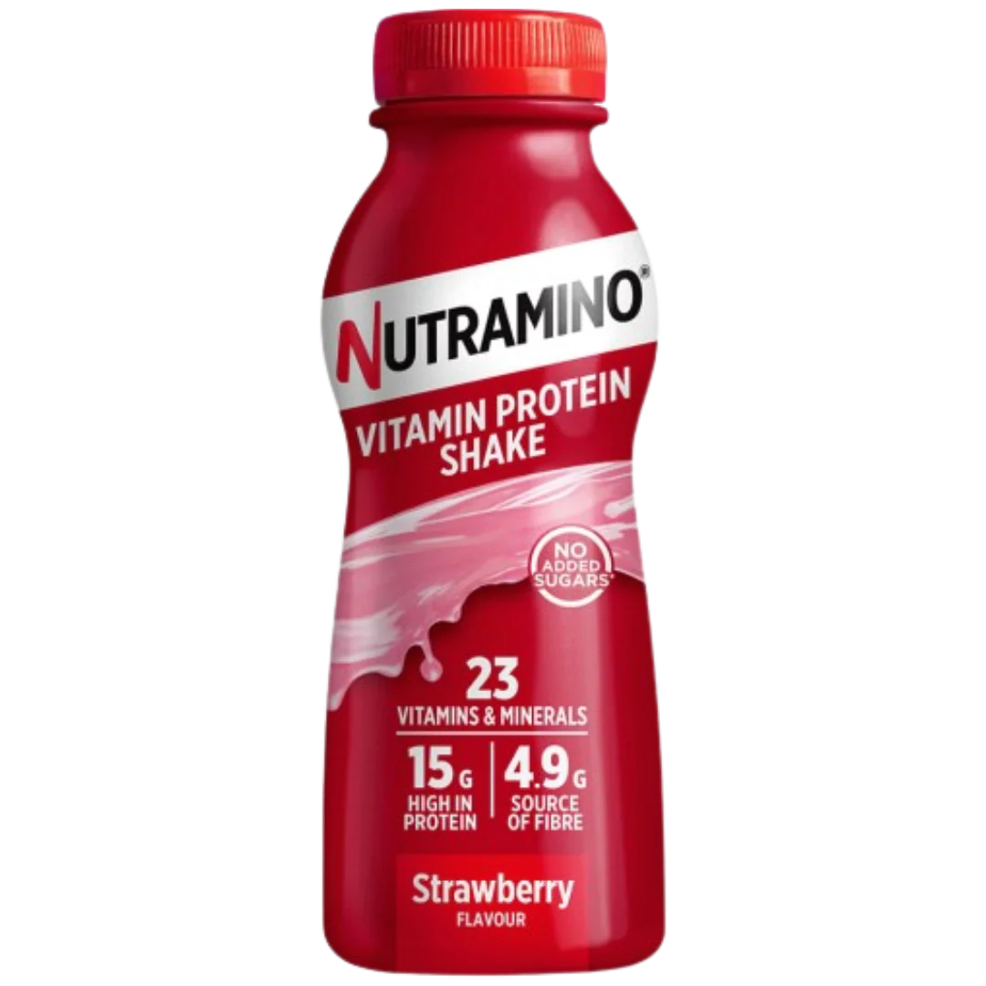 Nutramino Strawberry flavour Vitamin & Protein Shake 325ml