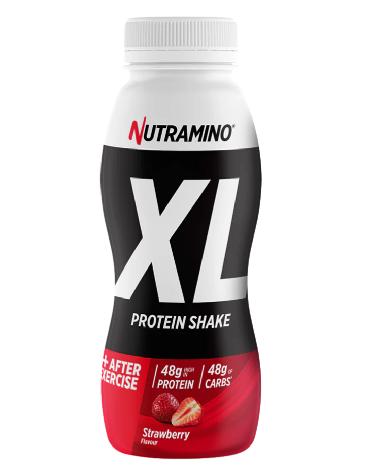Nutramino XL Strawberry Flavour Protein Shake 475ml - Case of 12 [Best Before: 04/08/2025] - Image 2