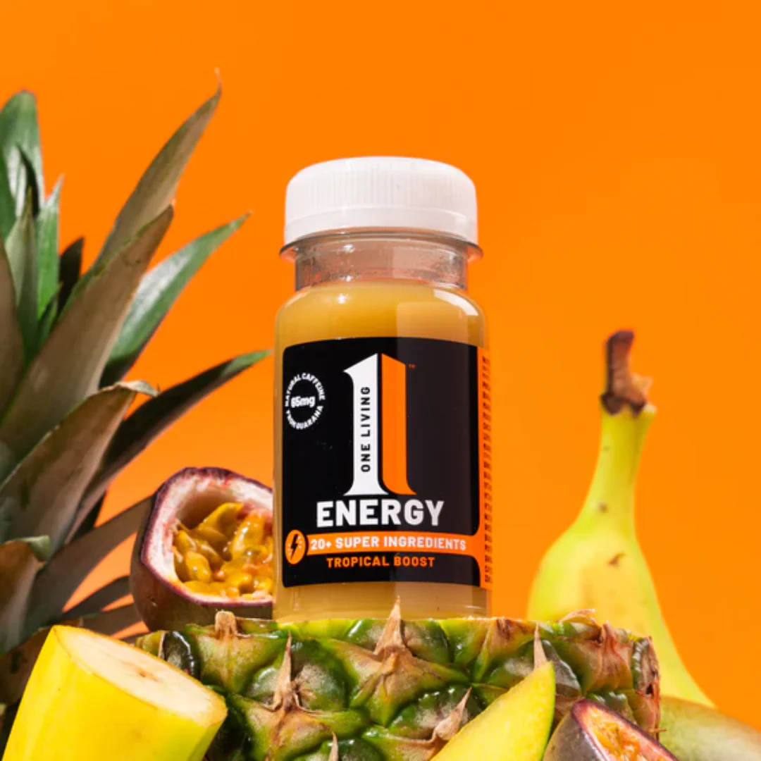 OneLiving Energy Tropical Boost Health Shots 100ml - Case of 8 [Best Before: 30/11/2025] - Image 4