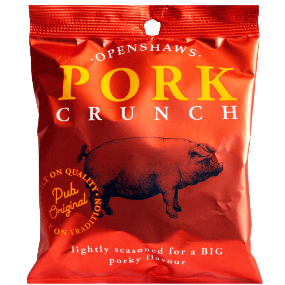 Openshaws Pork Crunch 20g - Case of 24 [Best Before: 11/04/2026] - Image 2