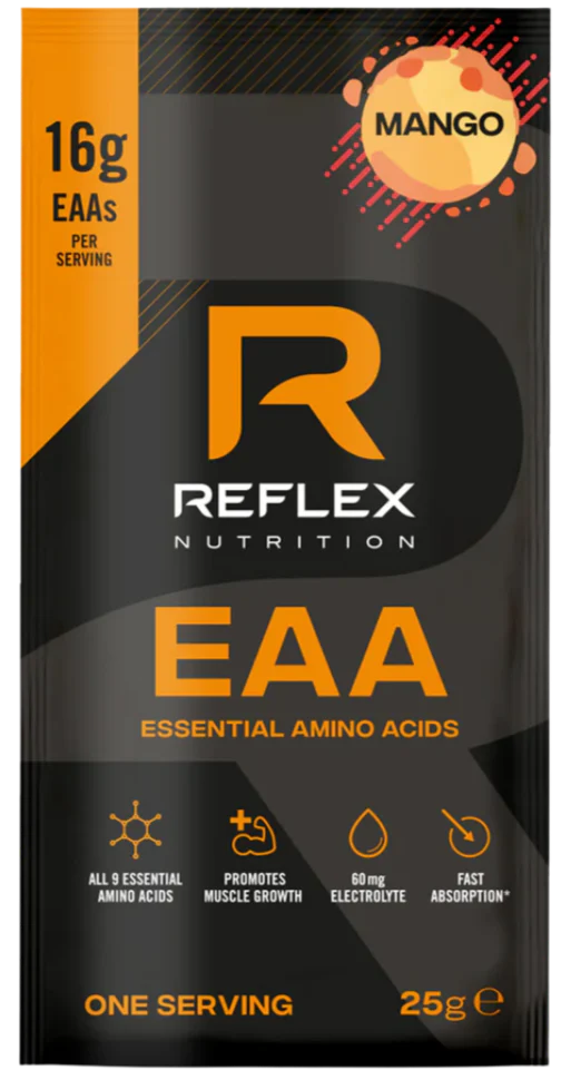 Reflex Nutrition Mango Flavour EAA (Essential Amino Acids) Single Serving 25g [Best Before: 30/09/2025]