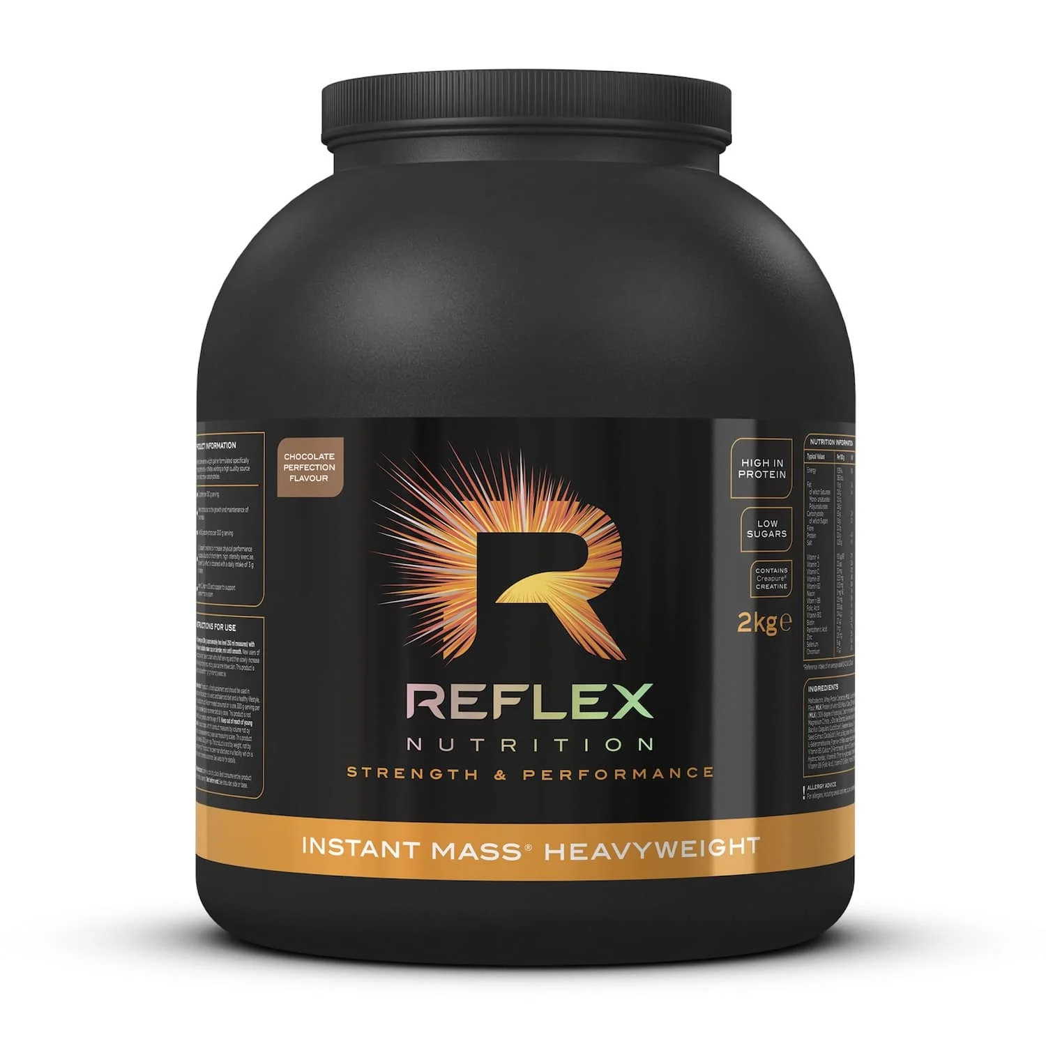 Reflex Nutrition Instant Mass Heavyweight Chocolate Perfection 2kg - Image 2