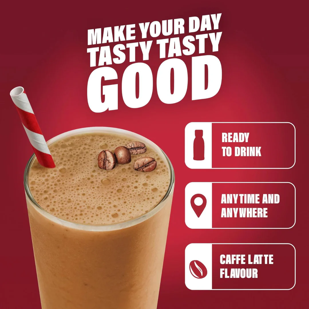 Slimfast Cafe Latte High Protein Meal Shake 325ml - Case of 6 [Best Before: 30/09/2025] - Image 3