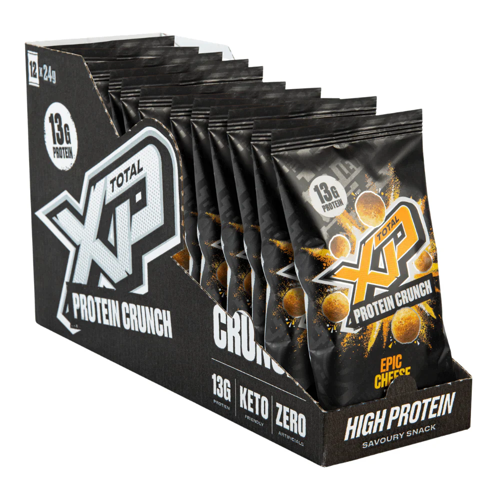 Total XP Protein Crunch Epic Cheese Flavour 26g - Case of 12
