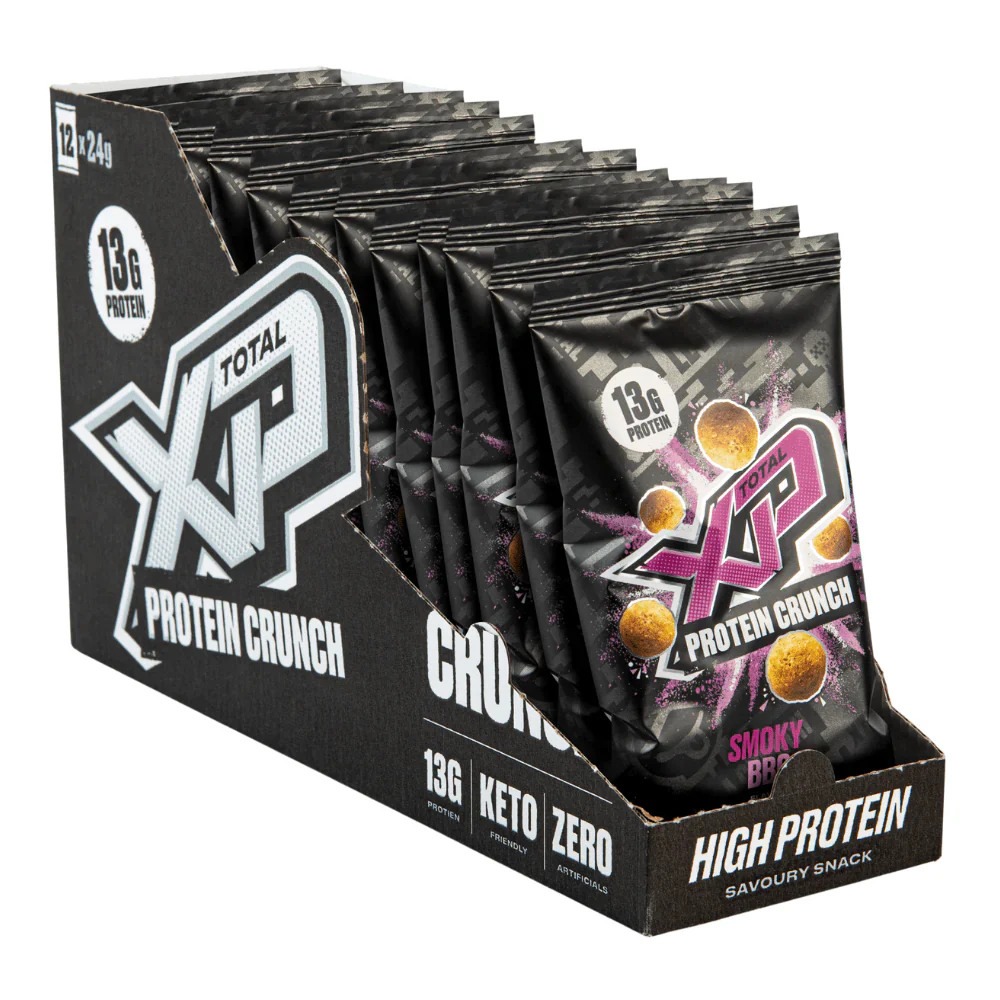 TotalXP Protein Crunch Smoky BBQ Flavour 26g - Case of 12