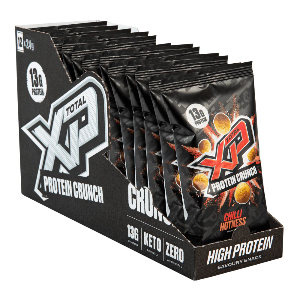 Total XP Protein Crunch Chilli Hotness Flavour 26g - Case of 12