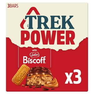 Trek High Protein Lotus Biscoff Flavour Protein bars (3 x 44g Multipack) [Best Before: 01/03/2026]