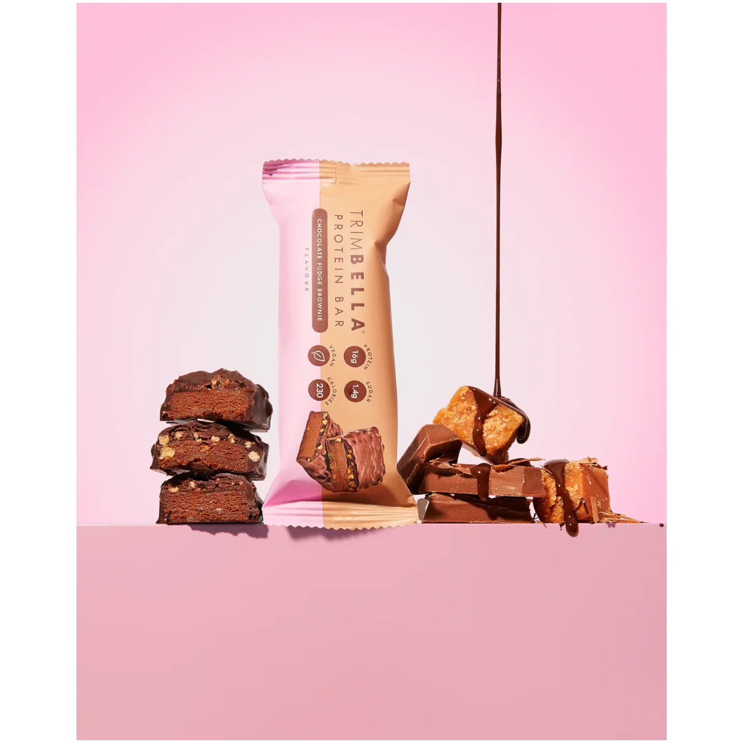 Trimbella Chocolate Fudge Brownie Protein bar 60g - Case of 15 [Best Before: 09/10/2025] - Image 2