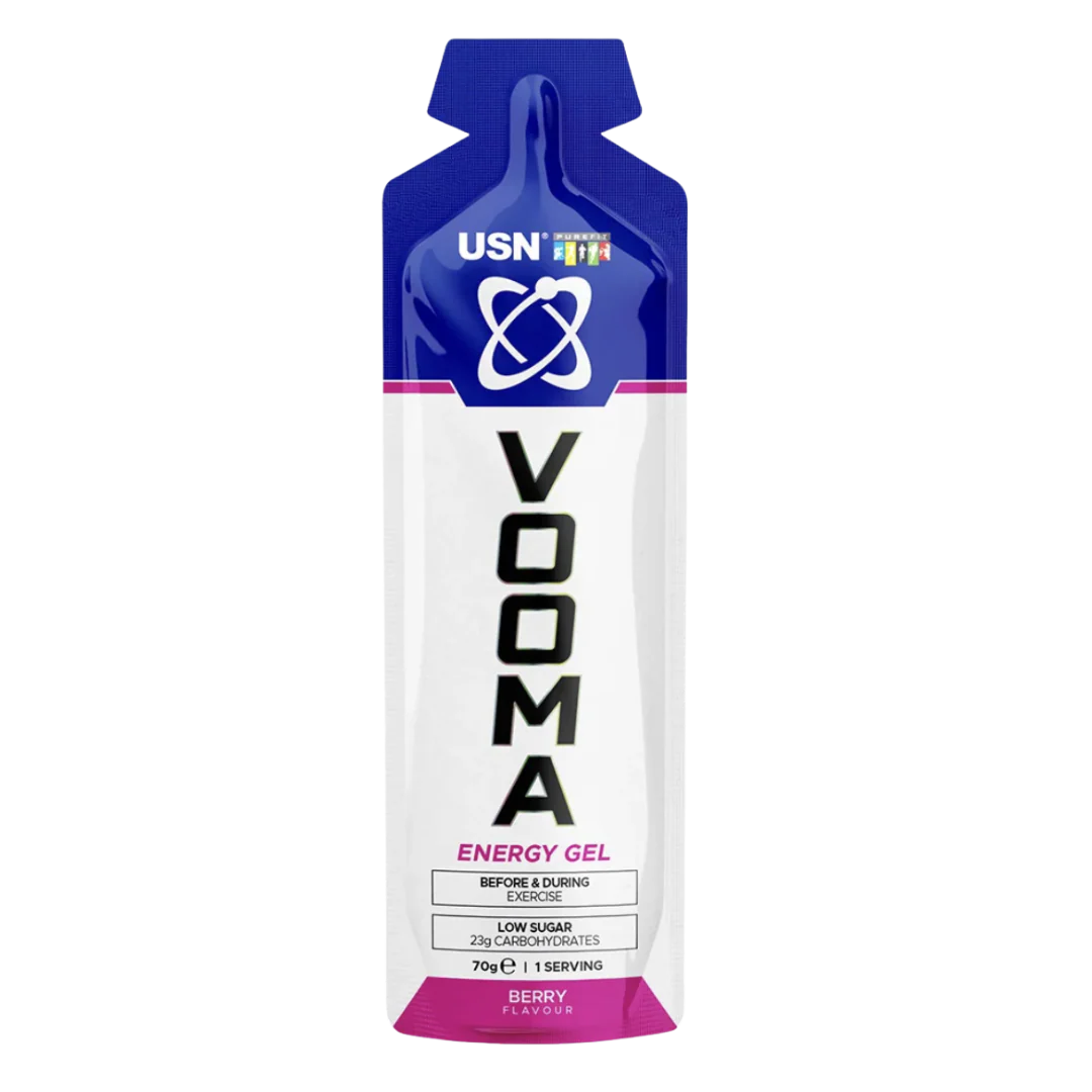 USN Vooma Energy Gel Berry 70g - Case of 20 [Best Before: 30/09/2025] - Image 2