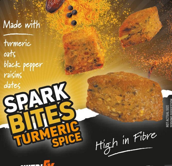 NutriFX Workfit Turmeric Spice Spark Bites (5 x 50g multipack) [Best Before: 03/12/2025] - Image 4